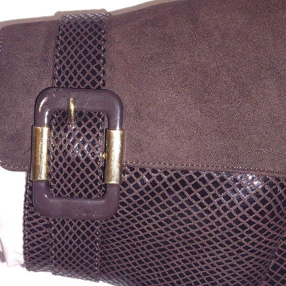 KAREN SCOTT Ivyy Mixed Media Chocolate Booties - Picture 15 of 15